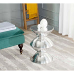 Safavieh Guildsman Metal Table Stool , FOX5515 - Silver