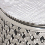 Safavieh Metal Lace Table Stool , FOX5518 - Silver