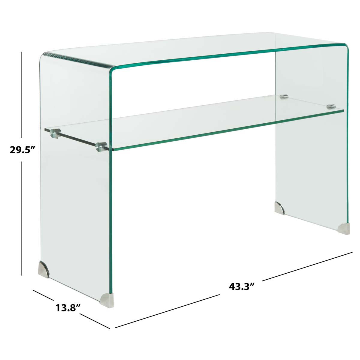 Safavieh Hollis Console Table , FOX6013 - Clear