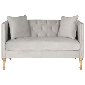 Safavieh Sarah Tufted Settee With Pillows , FOX6206