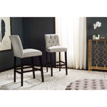 Safavieh Norah Bar Stool, FOX6210 - Light Grey