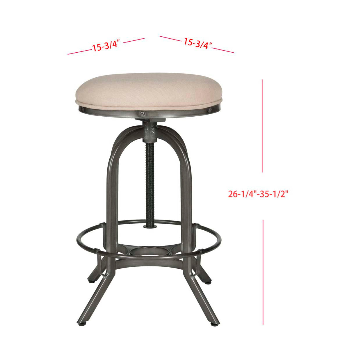 Dbefa Safavieh Wildomar Swivel Stool , FOX6226