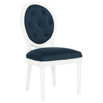 Navy Velvet/White