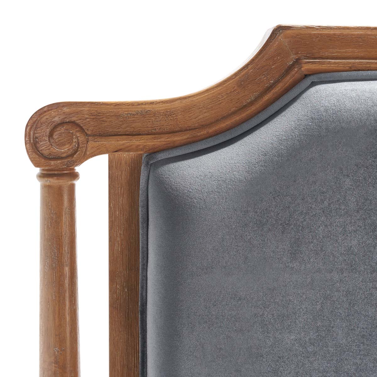 Safavieh Queen Hudson Headboard, Grey / Rustic Oak