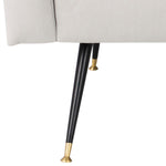 Safavieh Aida Velvet Retro Mid Century Accent Chair , FOX6258 - Grey Velvet