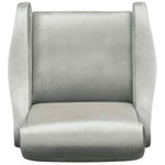 Safavieh Elicia Velvet Retro Mid Century Accent Chair , FOX6260 - Light Grey Velvet