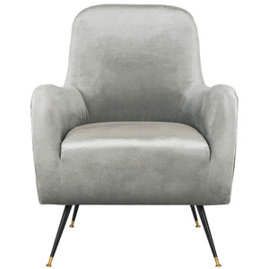 Safavieh Noelle Velvet Retro Mid Century Accent Chair , FOX6269