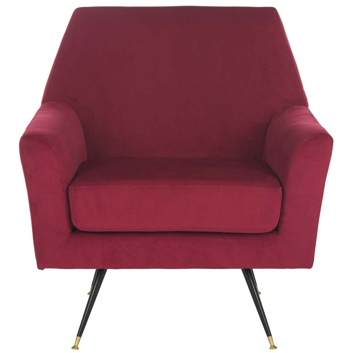 Safavieh Nynette Velvet Retro Mid Century Accent Chair , FOX6270