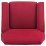 Safavieh Nynette Velvet Retro Mid Century Accent Chair , FOX6270 - Maroon