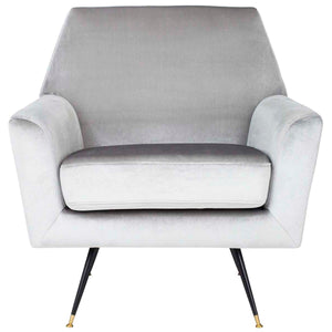 Safavieh Nynette Velvet Retro Mid Century Accent Chair , FOX6270