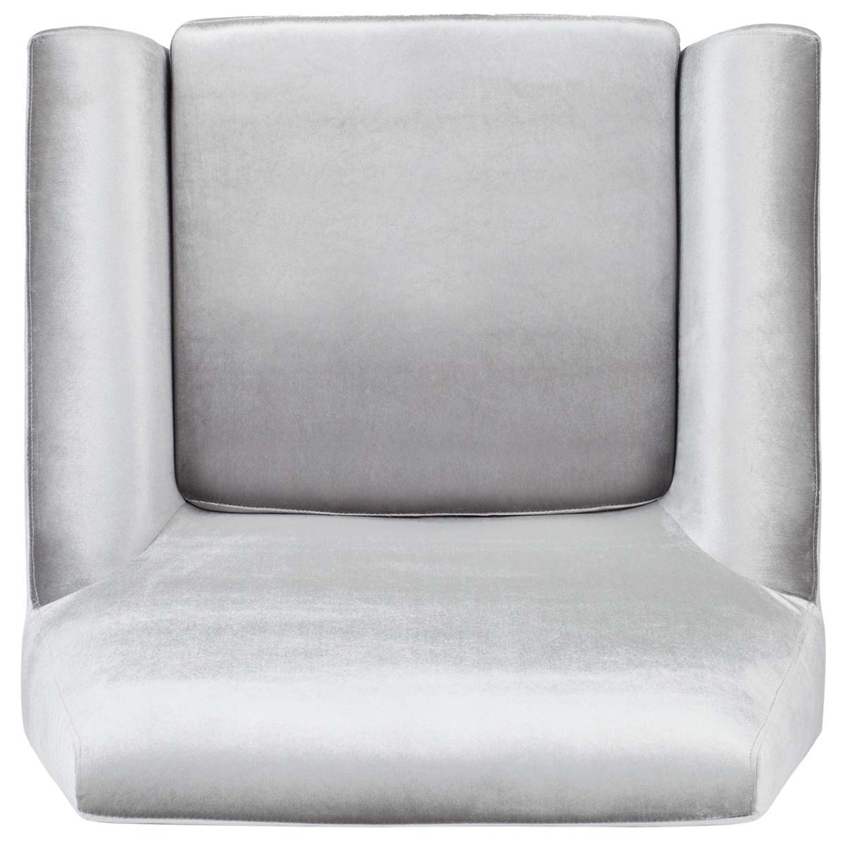 Safavieh Nynette Velvet Retro Mid Century Accent Chair , FOX6270 - Light Grey Velvet