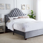 Safavieh Beckham Bed , FOX6273 - Grey