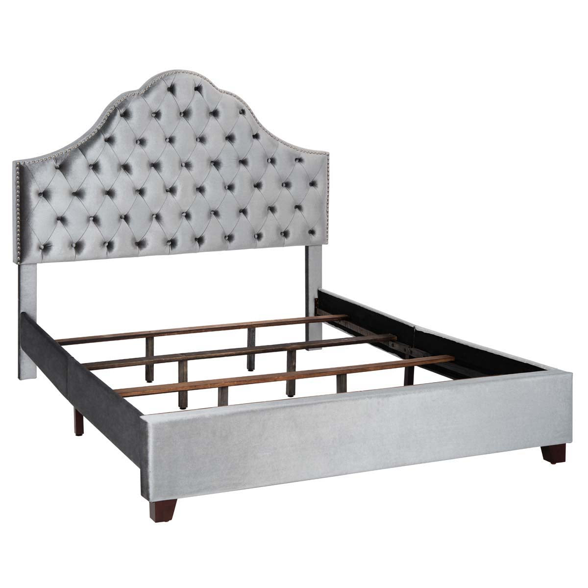 Safavieh Beckham Bed , FOX6273 - Grey