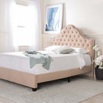 Safavieh Beckham Bed , FOX6273 - Beige