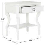 Safavieh Alaia One Drawer Night Stand , FOX6275 - White