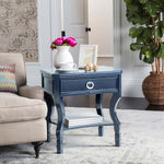 Safavieh Alaia One Drawer Night Stand , FOX6275 - Navy