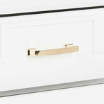 Safavieh Raina Three Drawer Greek Key Night Stand , FOX6278 - White