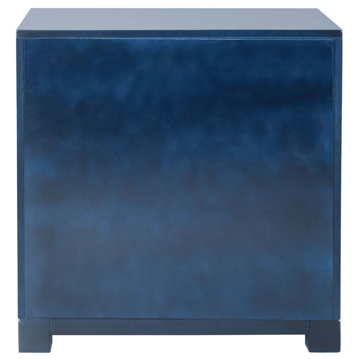 Safavieh Raina Three Drawer Greek Key Night Stand , FOX6278 - Navy