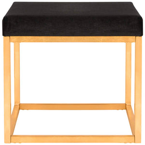 Safavieh Rowan Contemporary Glam Velvet Square Ottoman , FOX6288