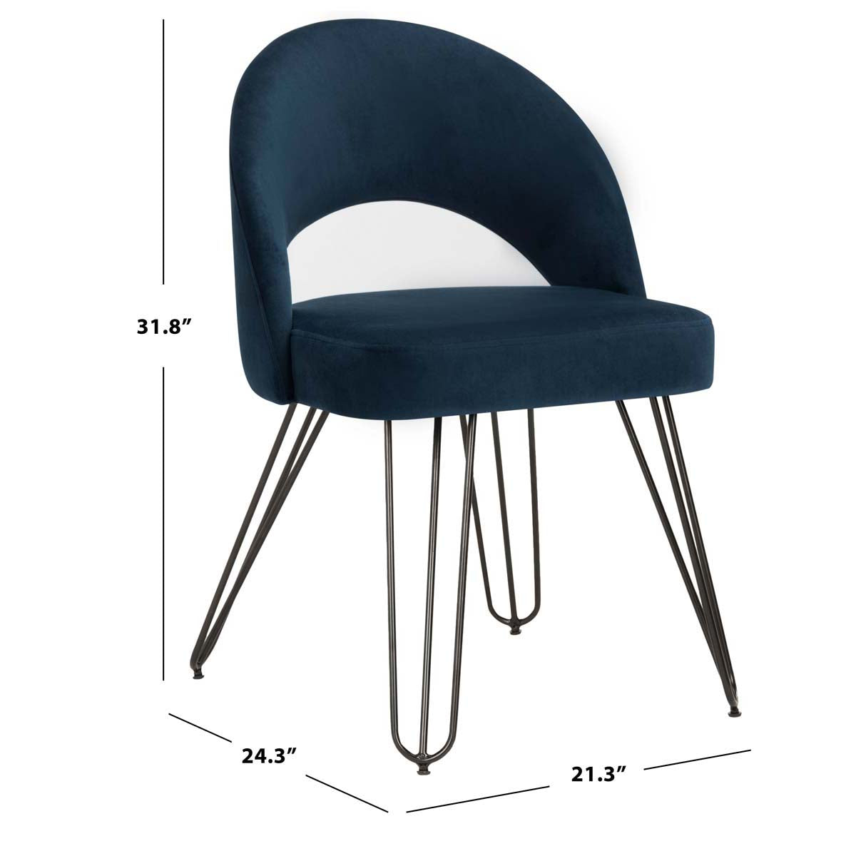 Navy Velvet/Matte Black (Set of 2) - Navy Velvet/Matte Black (Set of 2)