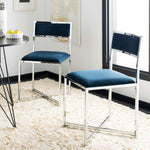 Safavieh Menken Chrome Side Chair, FOX6301