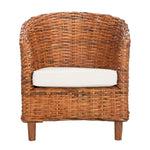 Safavieh Omni Rattan Barrel Chair , FOX6501 - Honey 