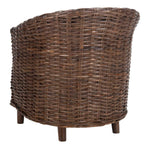 Safavieh Omni Rattan Barrel Chair , FOX6501 - Brown 