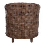 Safavieh Omni Rattan Barrel Chair , FOX6501 - Brown 