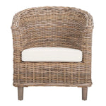 Safavieh Omni Rattan Barrel Chair , FOX6501 - Natural 