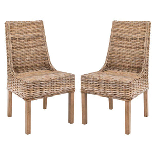 Safavieh Suncoast 18''H Rattan Arm Chair (Set Of 2), FOX6503