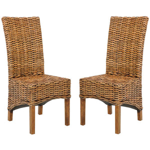 Safavieh Isla 18''H Rattan Side Chair (Set Of 2) , FOX6506