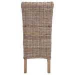 Safavieh Quaker 19''H Rattan Side Chair, FOX6521 - Natural (Set of 2)