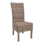 Safavieh Quaker 19''H Rattan Side Chair, FOX6521 - Natural (Set of 2)