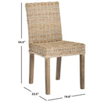 Safavieh Grove 19''H Rattan Side Chair, FOX6522