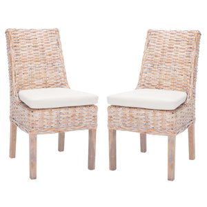 Safavieh Suncoast Arm Chair W/ Cushion (Set of 2), FOX6540