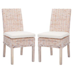 Safavieh Sanibel Side Chair W/ Cushion (Set of 2), FOX6541