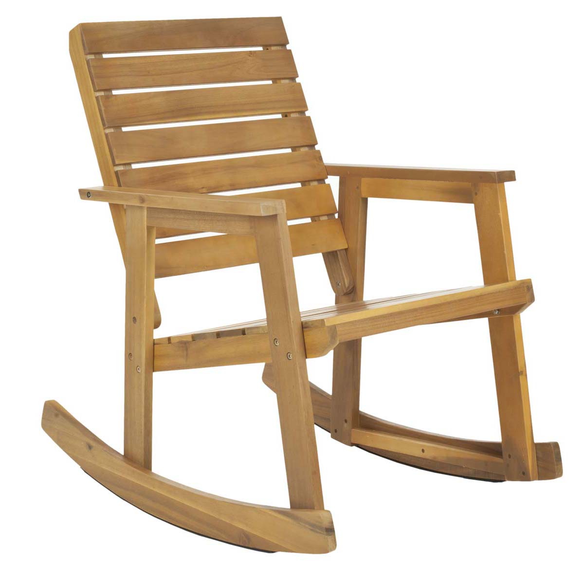 Safavieh Alexei Rocking Chair , FOX6702 - Natural Brown