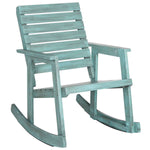 Safavieh Alexei Rocking Chair , FOX6702 - Beach House Blue