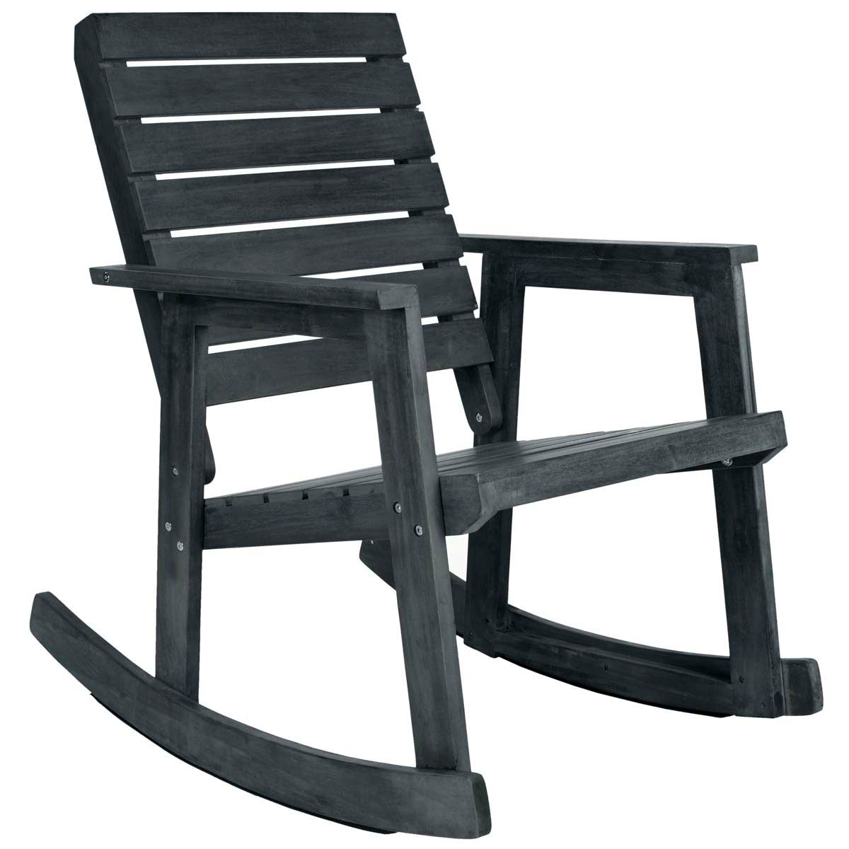 Safavieh Alexei Rocking Chair , FOX6702 - Dark Slate Grey