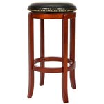 Safavieh Ellwood Swivel Counter Stool , FOX7005 - Light Cherry/Black