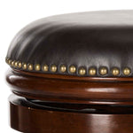 Safavieh Biagio Swivel Bar Stool , FOX7007 - Espresso/Brown