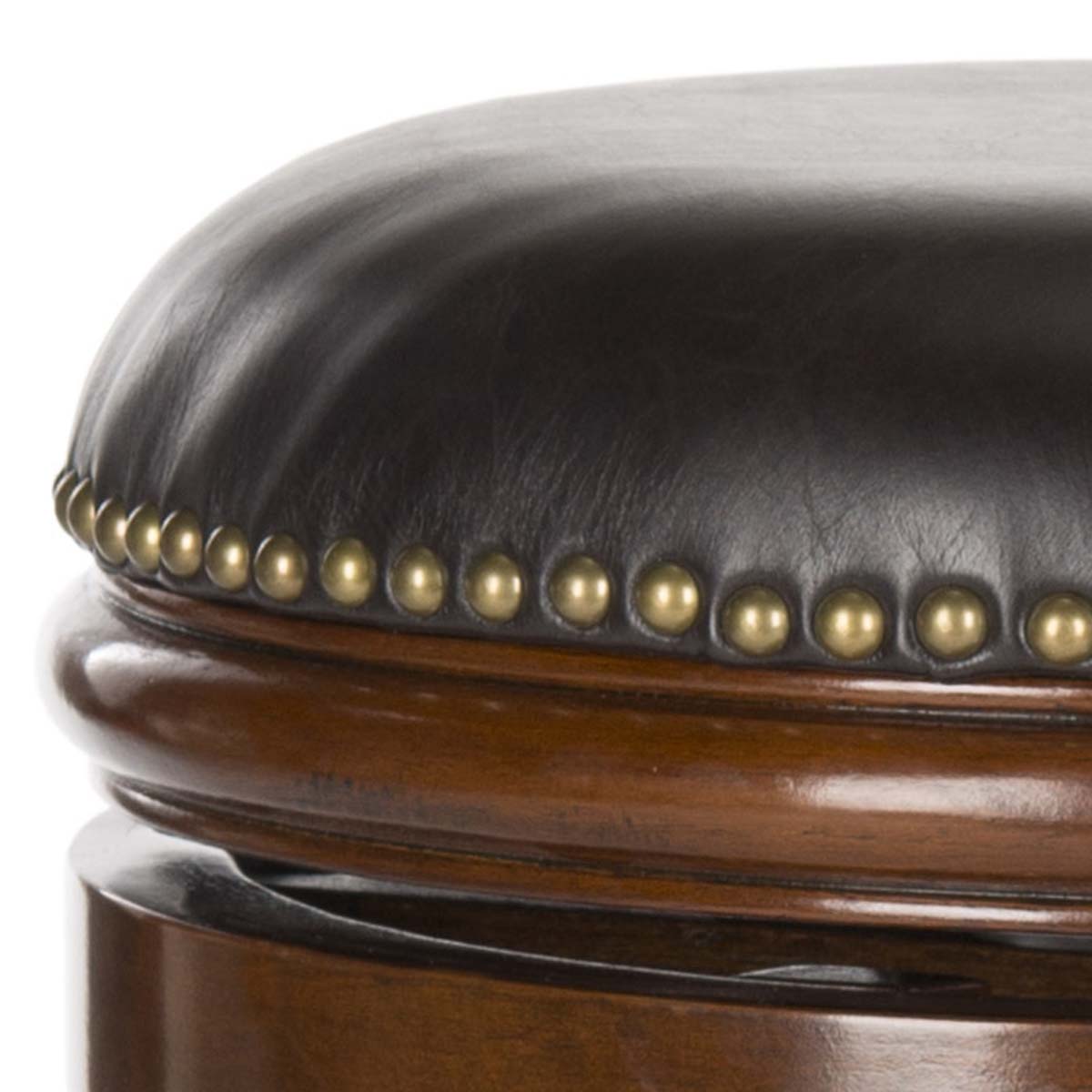 Safavieh Biagio Swivel Bar Stool , FOX7007 - Walnut/Brown