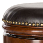 Safavieh Biagio Swivel Bar Stool , FOX7007 - Walnut/Brown