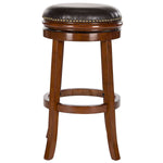 Safavieh Biagio Swivel Bar Stool , FOX7007 - Walnut/Brown