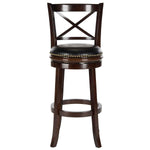 Safavieh Butler Swivel Bar Stool , FOX7014 - Cappuccino/Black