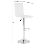 Safavieh Magda Swivel Bar Stool , FOX7513 - White