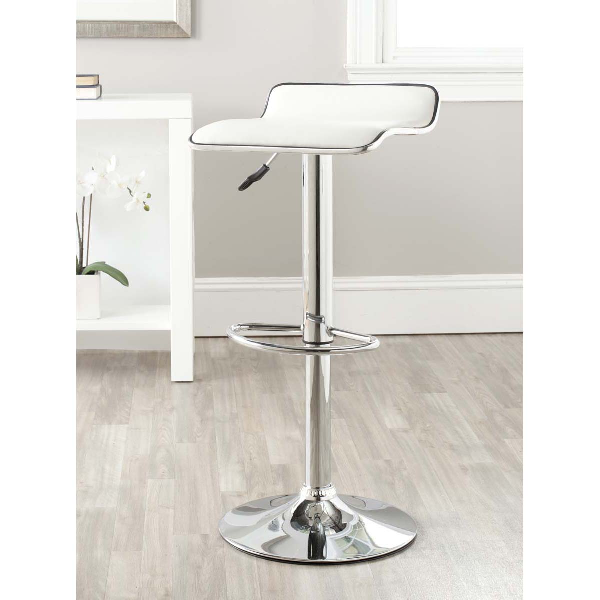 Safavieh Chaunda Swivel Bar Stool , FOX7517 - White