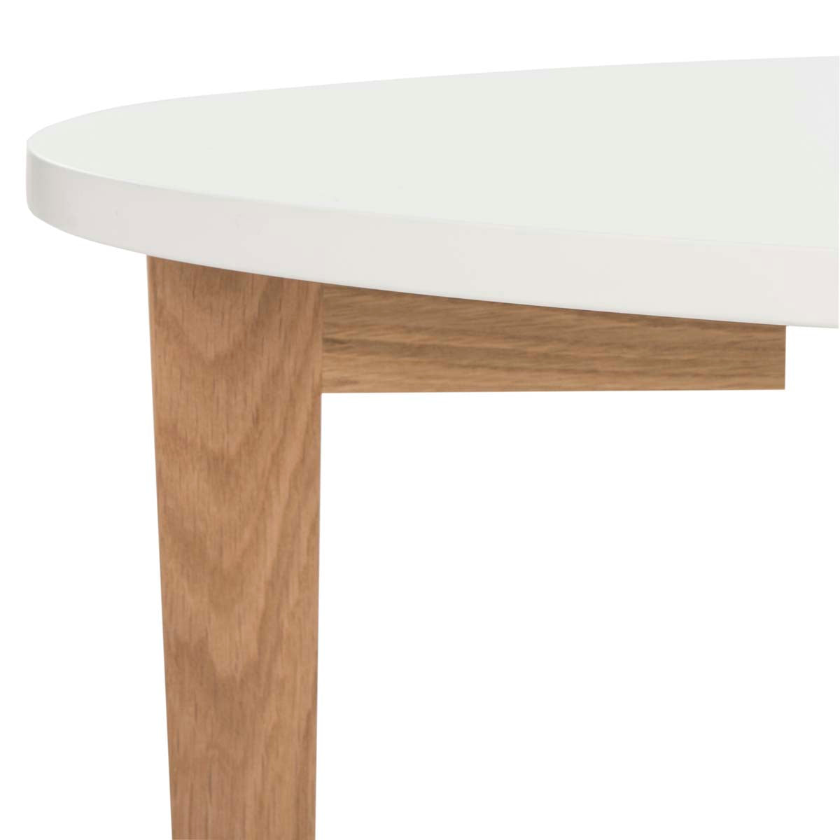 Safavieh Woodruff Oval Coffee Table , FOX8201 - White/Oak