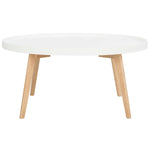 Safavieh Rue Round Coffee Table , FOX8207 - White/Oak