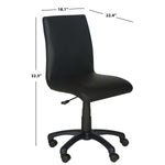 Safavieh Hal Desk Chair , FOX8501 - Black